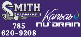Smith Plumbing & Kansas Nu Drain Sponsorship Banner